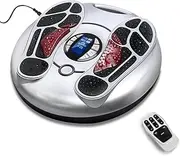 EMS Foot Circulation Stimulator Foot Neuropathy Massager Electronic Pulse Booster with TENS Pad,for Leg/Body Pain Relief, Reducing Muscle Swollen and Muscle Stiffness - Analgesic TENS system