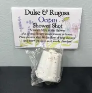 Dulse & Rugosa Ocean Shower Steamer Shot Rose Petal Lavender Bergamot Maine ME