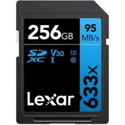 Lexar High-Performance 633x SDHC/SDXC UHS-I SD Card Capacity: 256GB