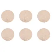 6 Pcs Plant Coaster Hollow Pvc Classy Cup Mat Multiple Mug Coasters