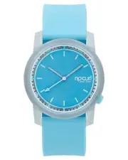 Rip Curl Womens CAMBRIDGE SILICONE Waterproof SURF WATCH New - A2966G Frost Blue
