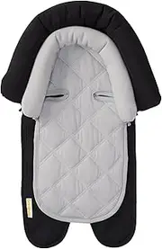 GoldBug Baby & Toddler 2-in-1 Car Seat Head Support - Black