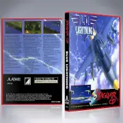 Atari Jaguar CD Replacement Case - NO GAME - Blue Lightning