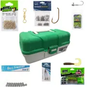 Jarvis Walker 2-Tray Tackle Box Kit PROMO (250pc tackle)