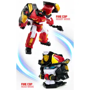 至尊警察 MiniForce Fire Cop 迷你特攻隊警察變形機器人公仔玩具