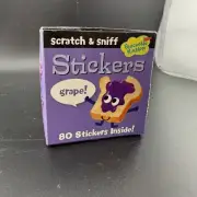 Peaceable Kingdom scratch & sniff stickers - 80 sticker roll - grape