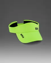 Run Visor, 2XU, OSFA, Volt/Black, Unisex