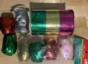 VINTAGE LOT OF MIXED CURLING RIBBON #1