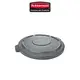 Rubbermaid 樂柏美 BRUTE儲物桶蓋 208L 灰色 FG265400GRAY