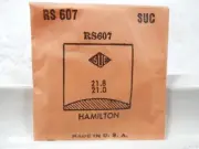 SUC RS607 Watch Crystal For Hamilton Wesley Elgin 4511 - 21.8 x 21.0 mm - Repair