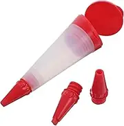 FELTECHELECTR 1PC Silicone Pastry Pen Cake Decorating Tool for Icing Cream and Easy to Use Piping Nozzle for Creative Baking for Cakes and Cupcakes Blue Random Color