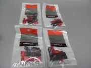 FOUR 6-PACK RADIOSHACK 640-0037 QUICK SPLICE CONNECTORS 2-PC 22-18 GUAGE WIRE