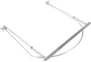 ibasenice Adjustable Metal Harmonica Stand Neck Clip 24-hole Harmonica Holder for Easy Playing