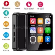 MP3 Player Bluetooth 5.3 Full Touch Screen with Line-in Speaker and FM Radio