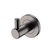 New Fienza Robe Hook Gun Metal Bathroom Clothes Towel Hanger Kaya 82804GM