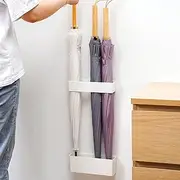 Umbrella Stand Holder,Drill - Free Magic - Tape Umbrella Holder, Wall - Mounted Standing Umbrella Rack, Golf Umbrella Rack, Adjustable Durable Indoor Home Entryway Organizer,White