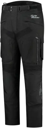 Rusty Stitches Cliff Waterproof Motorcycle Textile Pants, black, Size L for Men