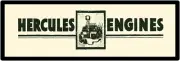 Hercules Engines of Canton, OhiO Sign, 12" x 36" USA STEEL XL Size - 4 POUNDS