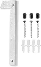 uxcell 10 Inch House Number, House Address Numbers Sign Large Floating Modern with Screws for Outside Door Wall Street, Silver, 1