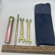 Travel Spark Plug Socket Wrench Tool With 10 & 13 Open Ended Wrench’s