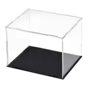 Acrylic Display Box Transparent Dustproof Showcase 11.8x9.8x9.8 Inch for Collect