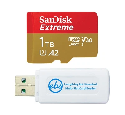 SanDisk Memory Card 1TB Extreme MicroSD UHS-I Card Compatible with Samsung Ga...