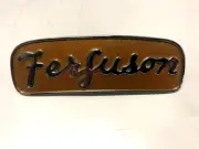 CHROME AND GOLD FRONT BADGE TO FIT A FERGUSON FE35 TRACTOR : BEST QUALITY
