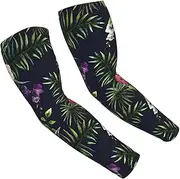 [FSCEV] Florals Sun Protection Arm Sleeves Outdoor Essentials Cooling Compression Golf Hiking Cycling