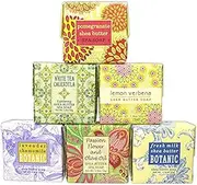 Bundle of 6 Greenwich Bay Trading Co. Soaps - 60ml Soaps in The Following Scents: Fresh Milk, Lemon Verbena, White Tea Calendula, Lavender Chamomile, Pomegranate Shea Butter, and Passion Flower and Olive Oil