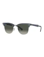 [Ray-Ban] CLUBMASTER ALUMINUM Sunglasses In Brushed Blue