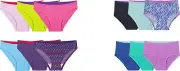 Fruit of the Loom Girls' Assorted Breathable Micro-Mesh Underwear (6 Pack)