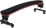 Adjustable Maple Wood Violin Shoulder Rest Pad Support Size 3/4 4/4 Black