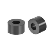 ABS Round Spacer Washer 3.2mm ID 7mm OD 4mm Height for M3 Screws Black 500Pcs