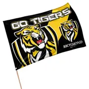 Richmond Tigers AFL GAME DAY Pole Flag Banner