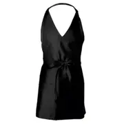 TUXEDO - Plain Black V-Neck Apron