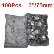 100Pcs New for Badge Maker Machine 3" / 75mm Pin Badge Button Supplies DIY