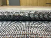 .875 yds Camira Craggan FLAX Bracken Gray Orange Nubby Wool Upholstery Fabric