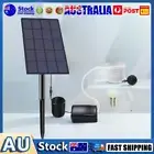 Solar Oxygen Pump Aquarium Oxygen Aerator Adjustable Angle for Outdoor Garden