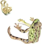 [UKNRW] Latest-Tree Frog Ring, Creative Frog Adjustable Ring, Open Frogs Shaped Delicate Frog Ring Jewelry, Vintage Brass Frog Ring, Animal Lover Jewelry Gifts for Teens Girls Women