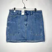 NWT Woman's American Eagle Next Level Stretch High Rise Mini Skirt Size 10