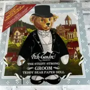 Vintage Paper Doll Box THE STEIFF STRONG Groom TEDDY BEAR New Peck-Gandre 1985