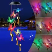 Solar Butterfly Wind Chimes Garden Gift for Women Birthday Gift Gifts For Mom So