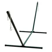 Algoma 15 ft. Tri-Beam Metal Hammock Stand Green