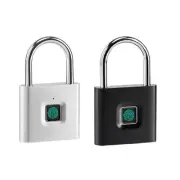 Security Anti-Theft Fingerprint Lock for Smart Padlock Quick Unlock USB Recharge