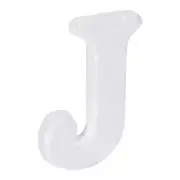 Foam Letters J Letter EPS White Polystyrene Letter Foam 100mm/4 Inch