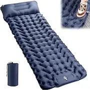 Self-Inflating Sleeping Mat, Camping Self-Inflating, Self-Inflating Sleeping Mat, Camping Mattress, Inflatable Sleeping Mat, Wear-Resistant, Moisture-Proof, Portable, Outdoor, Hiking, Tent, 60 x 190