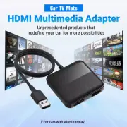 CarPlay TV Mate Wire/Wireless USB HDMI Video Game Android Auto iPhone Adapter