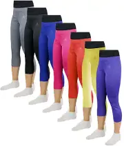Adidas Girl's 7-16 TechFit 3/4 Tight Performance Pants