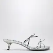 [Loewe] Petal sandal in metallic silver 36 IT Metal