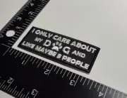 Dog Patch Hook Loop Quality Patch I Only Care About My Dog And Like Maybe Some